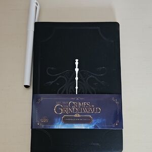 Black Crimes of Grindelwald Dark Sketchbook With Pen